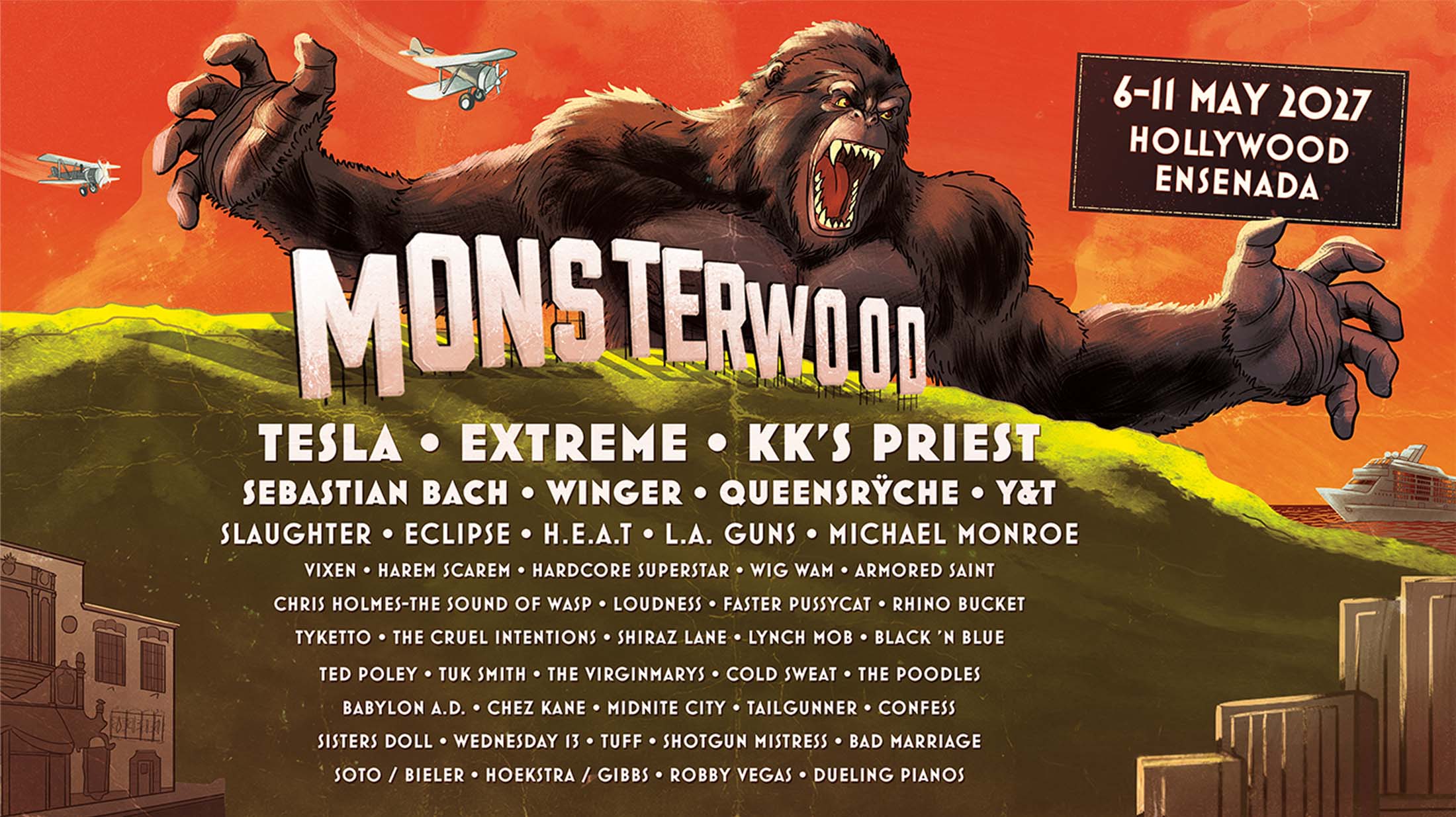 | Monsters Of Rock Cruise new lineup for homepage