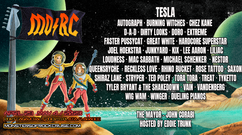 Lineup Monsters of Rock Cruise 2023